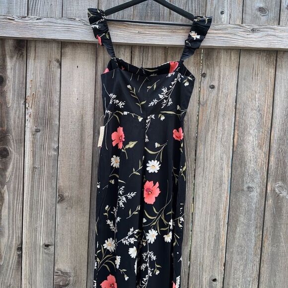 FLYNN SKYE BARDOT JUMPSUIT - TINY GATHERS FLORAL SIZE LARGE - Picture 9 of 9